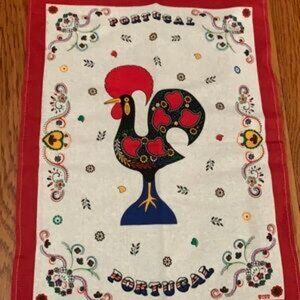 NEW Portuguese Rooster Tea Towel